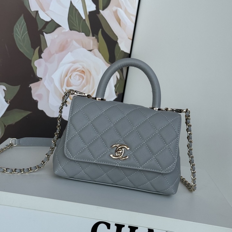 Ch**el top handle bags